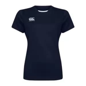 Image of Canterbury Womens/Ladies Club Dry T-Shirt (10 UK) (Navy)