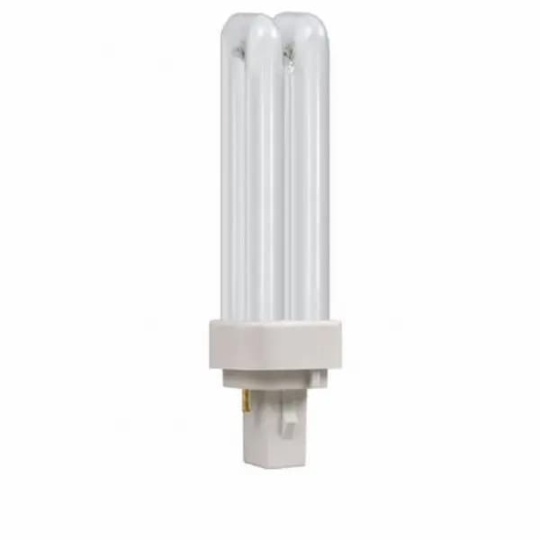 Image of Crompton 13W CFL G24d-1 2 Pin Opal D Type Bulb - White CLD13SW