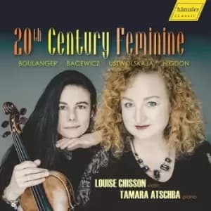 Image of Boulanger/Bacewicz/Ustwolskaja/Higdon 20th Century Feminine by Lili Boulanger CD Album