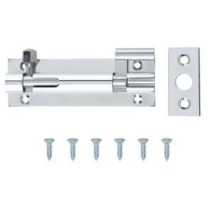 Image of BQ Chrome plated Brass Barrel bolt L76mm