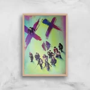 Image of DC Suicide Squad Giclee Art Print - A2 - Wooden Frame