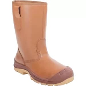 Image of PB43C Tan Unlined Rigger Boot SZ-9