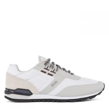 Image of Hugo Boss Parkour Nylon Trainers White 120 Men