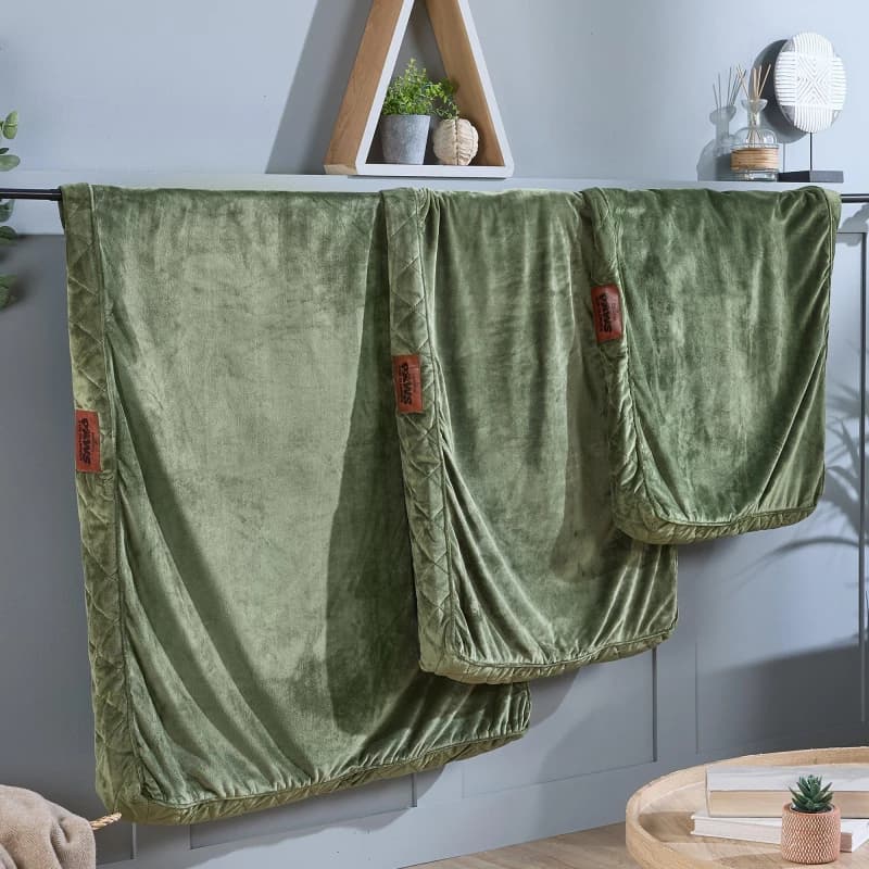 Image of Slumberdown Paws for Slumber Medium Pet Bed Spare Cover Green