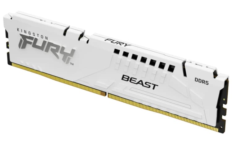 Image of Kingston Kingston Technology FURY Beast 16GB 6000MT/s DDR5 CL36 DIMM White EXPO KF560C36BWE2-16