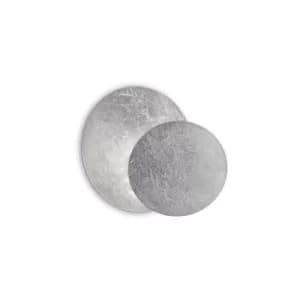 Image of Tick Integrated LED Indoor Wall Lamp 1 Light Silver 3000K