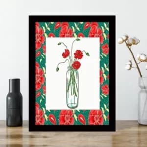 Image of SC026083502342 Multicolor Decorative Framed MDF Painting