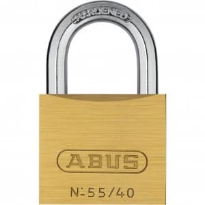 Image of Abus 55 Series Basic Brass Padlock Keyed Alike 40mm Standard 5401