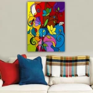 Image of 305178311_70100 Multicolor Decorative Canvas Painting