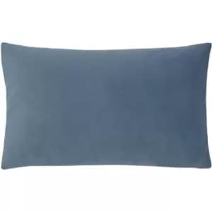 Image of Sunningdale Velvet Rectangular Cushion Wedgewood