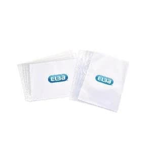 Image of Elba Punched Pocket Polypropylene Landscape A3 Clear Pack of 100