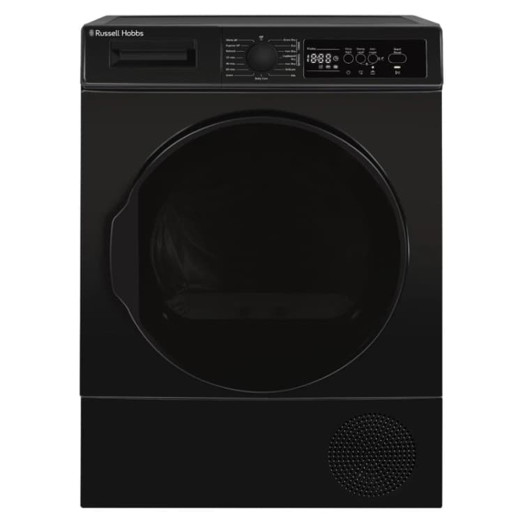 Image of Russell Hobbs 12 Series 8kg HP Dryer Black - Russell Hobbs Black UP22301
