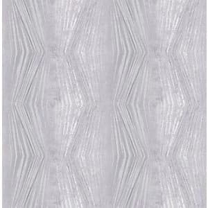 Image of Boutique Vermeil Stripe Silver Decorative Wallpaper - 10m