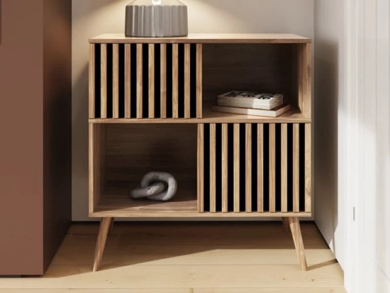 Image of GFW GFW Louvered 2 Door Sideboard - Oak