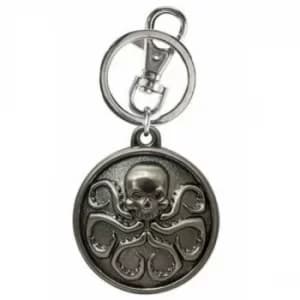 Image of Marvel Hydra Logo Pewter Key Ring