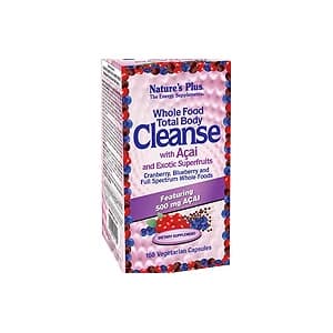Image of Natures Plus Whole Food Total Body Cleanse Vegetarian Capsules 168 Vcaps