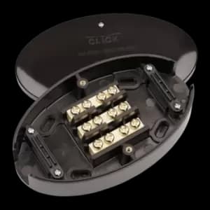 Image of Click Scolmore Essentials 60A Junction Box 3 Term Brown - WA222