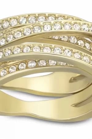 Image of Ladies Swarovski Jewellery Spiral Ring 52 5032927