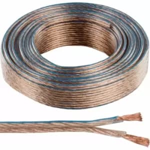 Image of Loops - 25m (82 ft) Quality Speaker Cable 1.5mm 16 awg Wire Reel Drum Amp HiFi Loud cca Strands