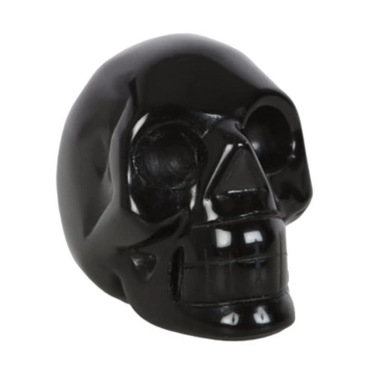 Image of Something Different Something Different Obsidian Skull Dration in Black One Size Unisex 5063425986620