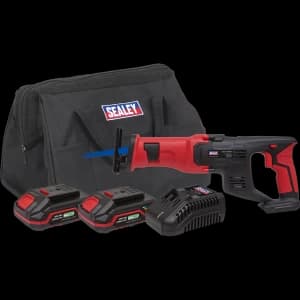 Image of Sealey CP20VRS 20v Cordless Reciprocating Saw 2 x 2ah Li-ion Charger Bag