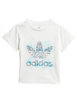Image of Boys, adidas Originals Infant Tee - White, Size 0-3 Months