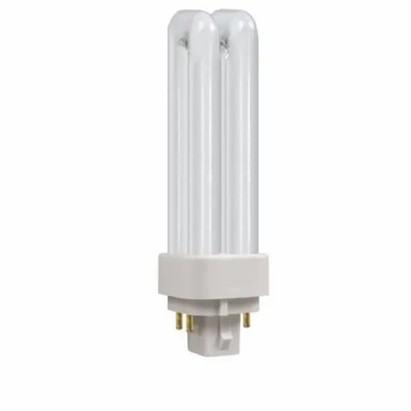 Image of Crompton 13W CFL G24q-1 4 Pin Opal DE Type Bulb - White CLDE13SW