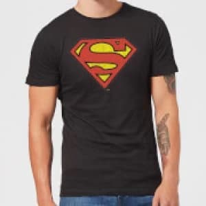 Image of Originals Official Superman Crackle Logo Mens T-Shirt - Black