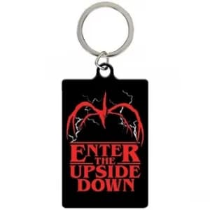 Image of Stranger Things Metal Keyring Upside Down