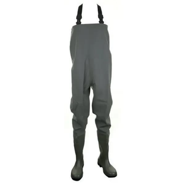 Image of Dunlop Dunlop PVC Non-Safety Chest Wader 1 Pair Green 08 PCW08