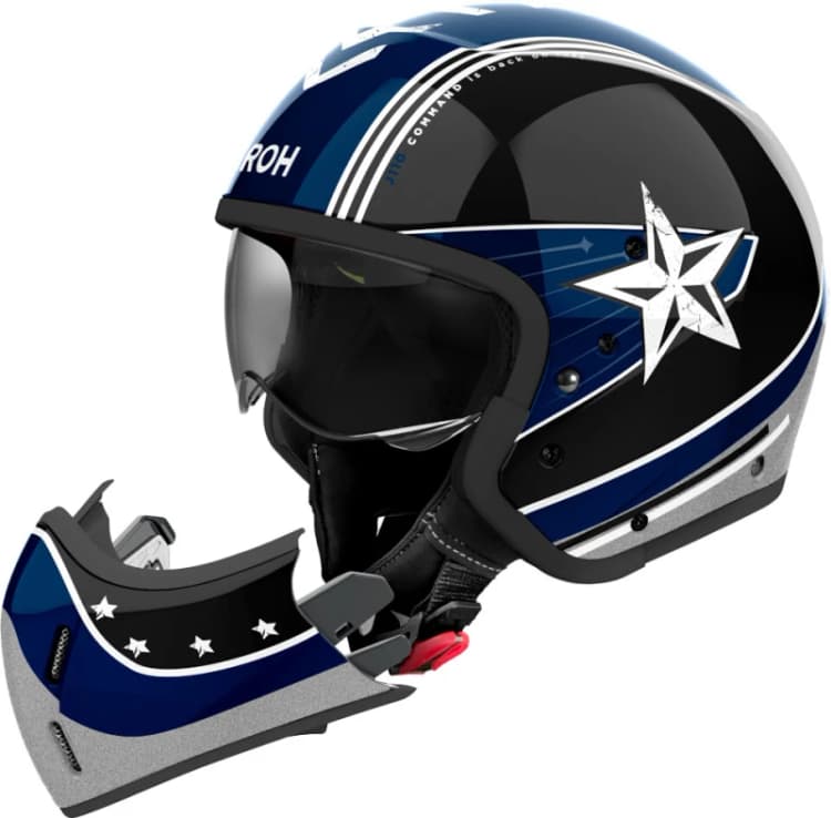 Image of Airoh J 110 Command Octane Gloss Jet Helmet Size XL