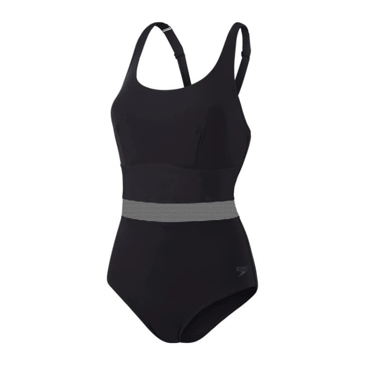 Image of Speedo Womens Shaping LuniaGlow 1 Piece - Black 32