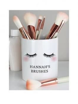 Image of Personalised Eyelashes Ceramic Storage Pot
