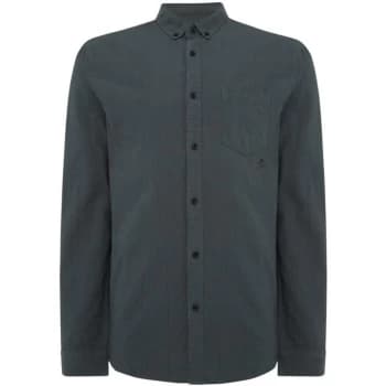 Image of Label Lab Curran Crinkle Plain Shirt - Khaki