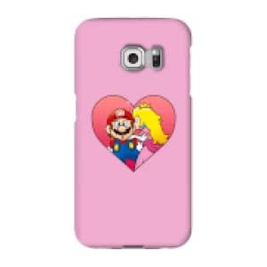 Image of Nintendo Super Mario Peach Kiss Phone Case - Samsung S6 Edge - Snap Case - Gloss