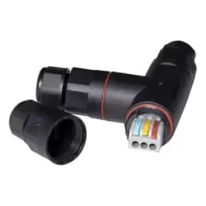 Image of Zink 3-Pole 3-Way Fast Fit Connector 3-Way Cable Connector Black