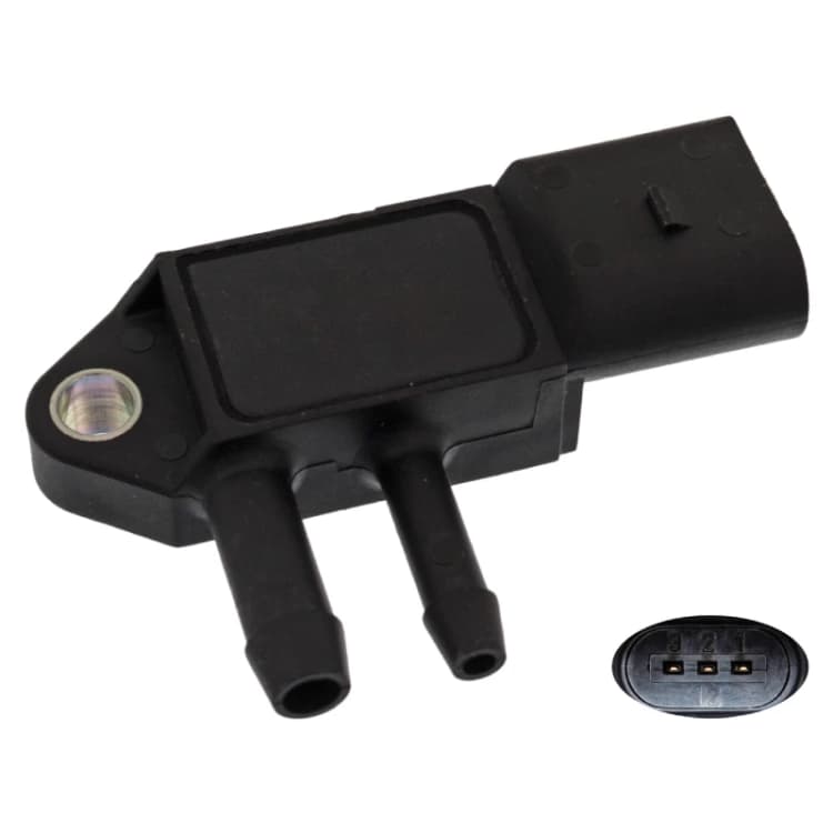 Image of FEBI BILSTEIN Sensors 40767 Sensor, exhaust pressure VW,AUDI,SKODA,Golf V Schragheck (1K1),Transporter V Bus (7HB, 7HJ, 7EB, 7EJ, 7EF, 7EG, 7HF, 7EC)