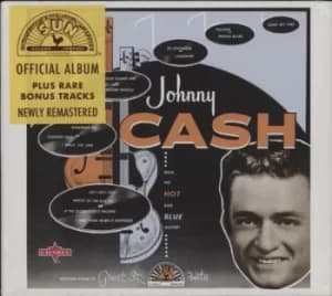 Image of Johnny Cash With His Hot And Blue Guitar 2020 UK CD album SUNCD1220