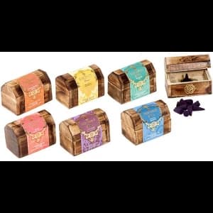 Image of Esscents Incense Cone Wooden Gift Set Pack Of 6