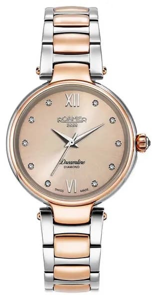 Image of Roamer 857847 49 38 50 Womens Dreamline Diamond Set Watch