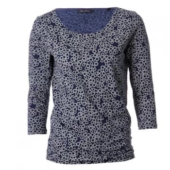Image of Marc O Polo Round Neck T Shirt Ladies - Blue-J64