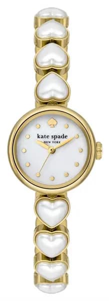 Image of Kate Spade KSW1815 Monroe (24mm) Mother-of-Pearl Dial / Gold Watch