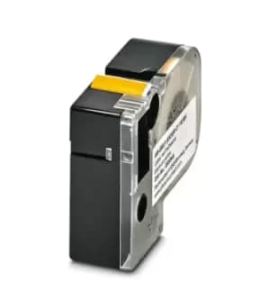 Image of Phoenix Contact 0803944 Label Printer Tape, Black On Yellow, 8M