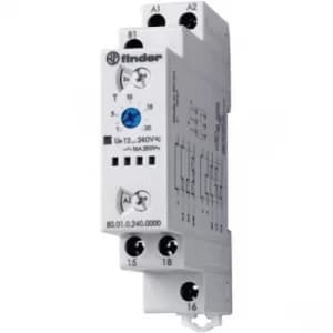 Image of Finder 80.01.0.240.0000 Time Delay Relay, Timer, 1 changeover cont...
