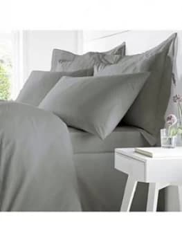 Image of Catherine Lansfield Egyptian Cotton King Fitted Sheet 34Cm