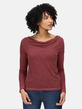 Image of Regatta Frayda Top - Red, Size 12, Women
