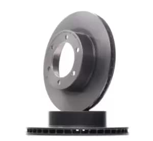 Image of PAIR PAINTED BREMBO BRAKE DISCS 09.7226.11