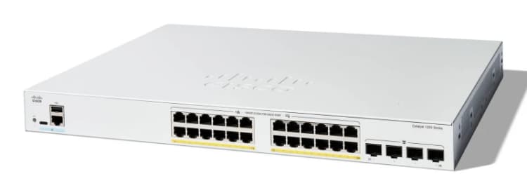 Image of Cisco Catalyst 1200 24p GE Full PoE 4x1G SFP C1200-24FP-4G