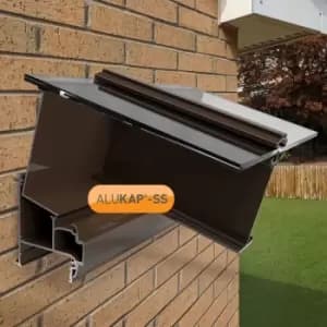 Image of Alukap-SS Wall and Eaves Beam Brown - 3m