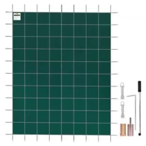 Image of VEVOR Inground Pool Safety Cover Winter Pool Cover 20 x 42ft with Anchor Tools